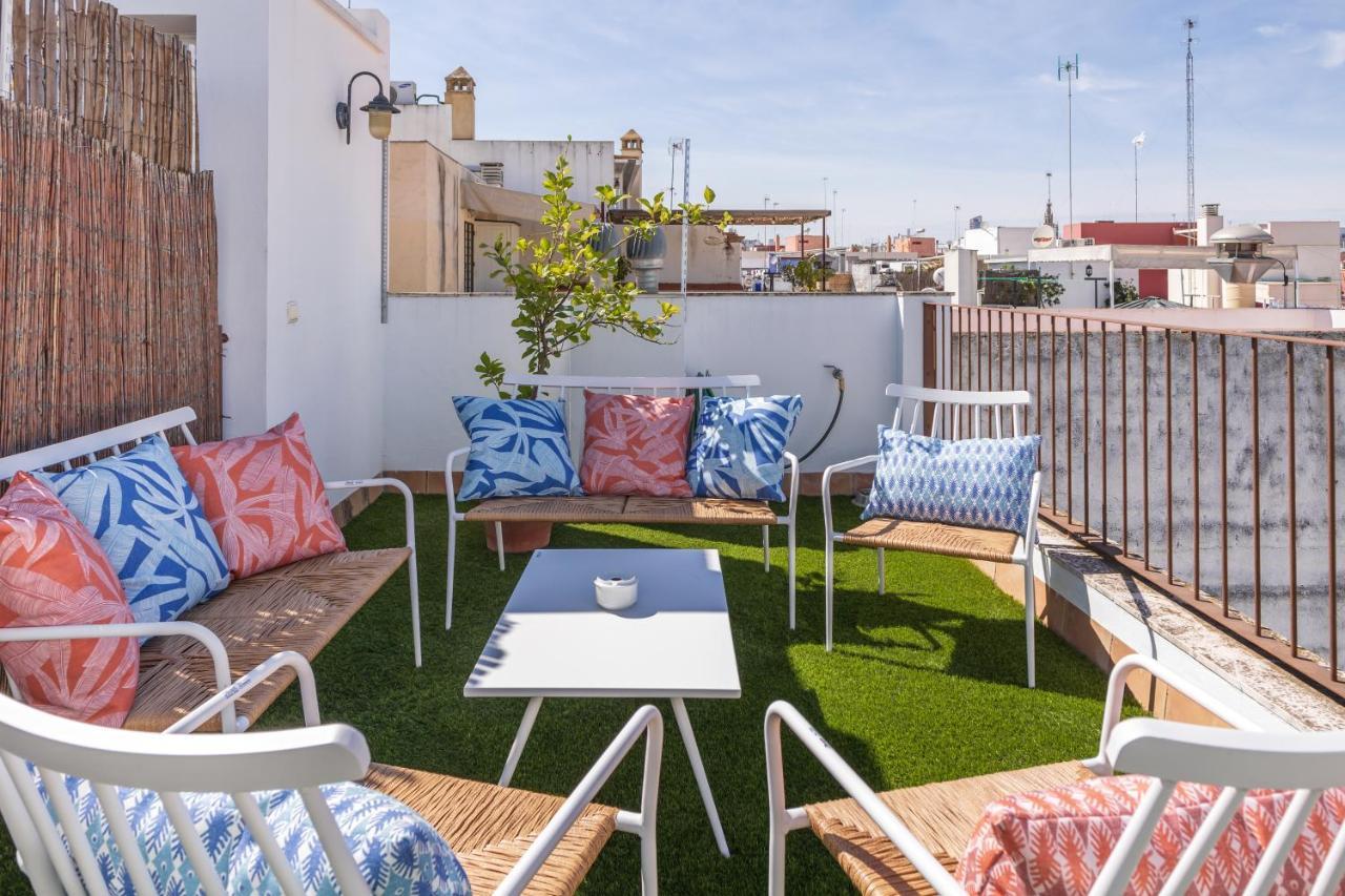 Tentudia Charming Apartments With Private Roof-Top Or Patio In San Bernardo By Ocityzen Sevilla Eksteriør bilde