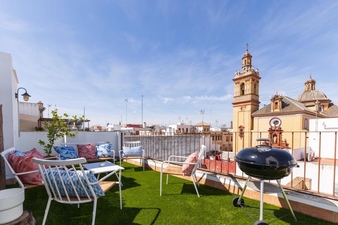 Tentudia Charming Apartments With Private Roof-Top Or Patio In San Bernardo By Ocityzen Sevilla Eksteriør bilde